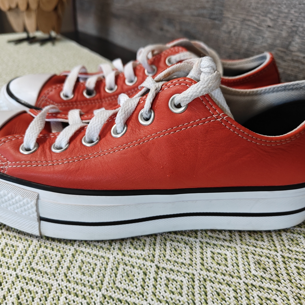 Orange Platform Converse